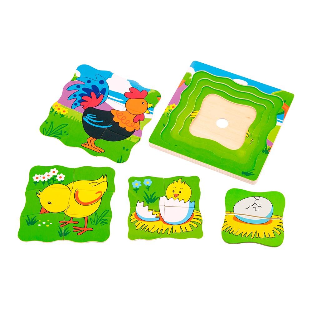Пазл-вкладиш Viga Toys Півник (50113)