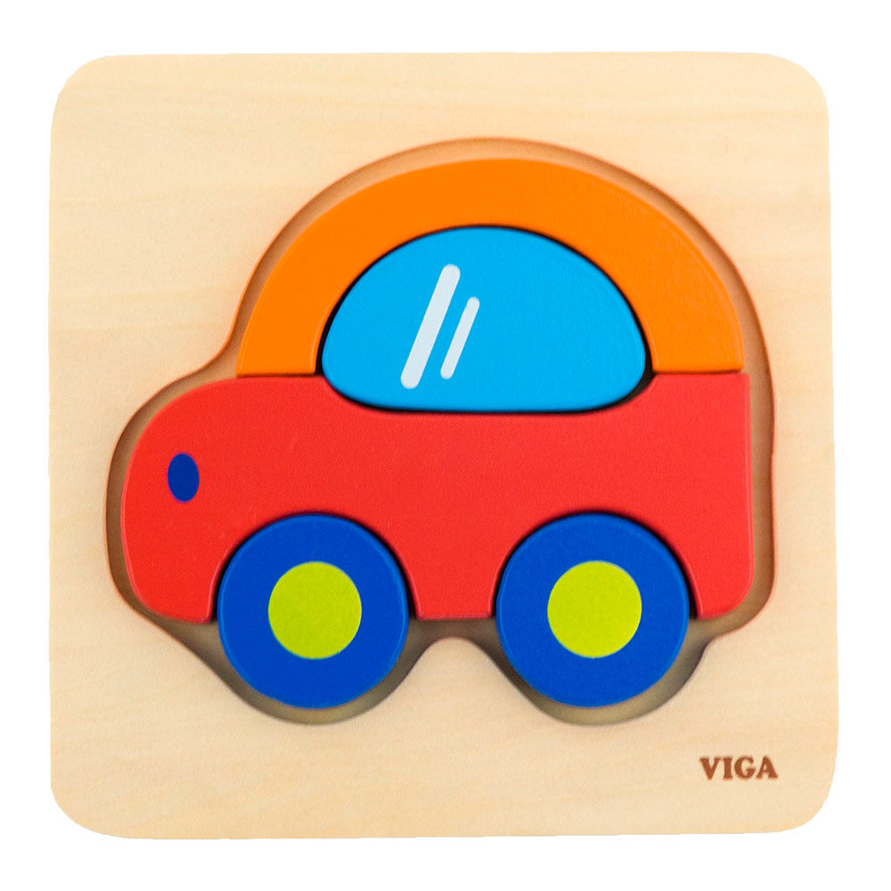 Пазл-вкладиш Viga Toys Машинка (50172)