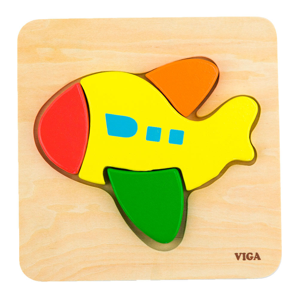 Пазл-вкладиш Viga Toys Літачок (50173)