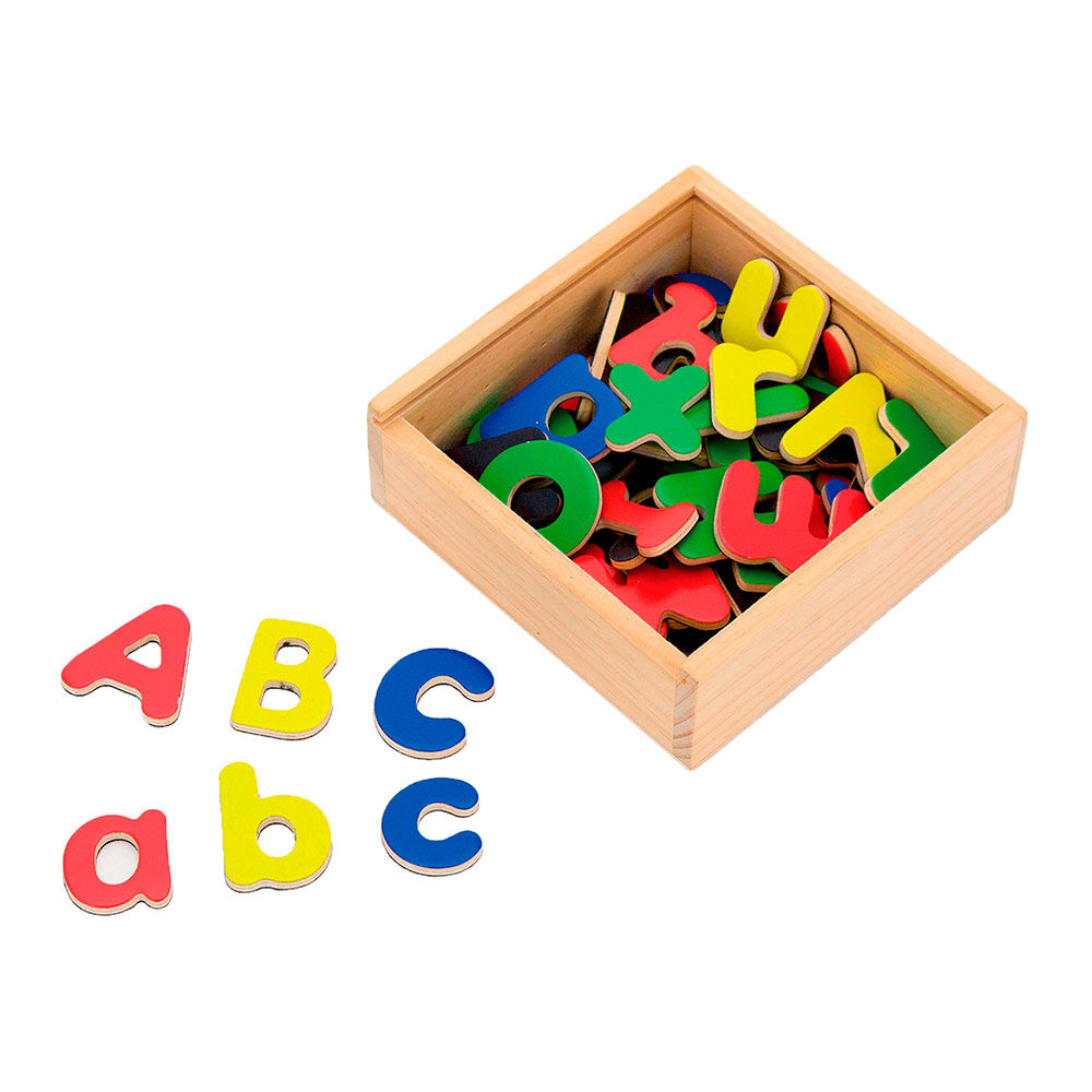 Навчальний набір Viga Toys Магнітний англійський алфавіт 52 елементи (50324)