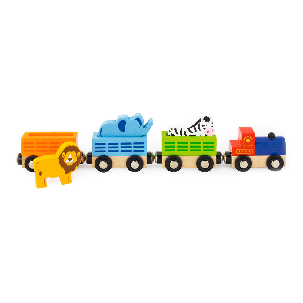 Додатковий набір до залізниці Viga Toys Потяг з тваринами (50822)
