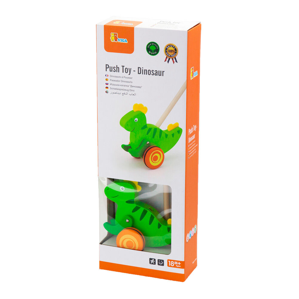 Іграшка-каталка Viga Toys Динозавр (50963)