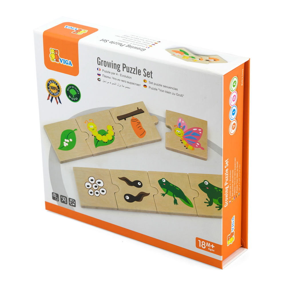 Набір пазлів Viga Toys Трансформація (51609)