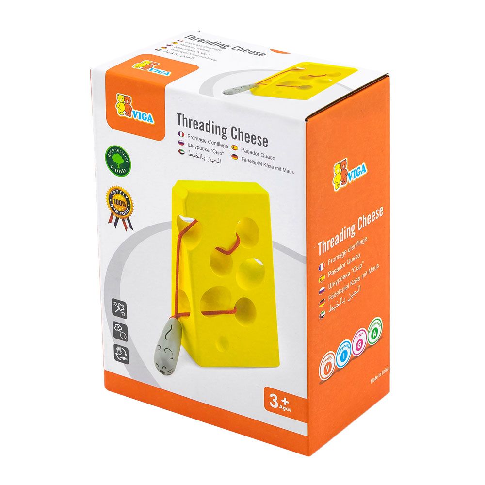 Шнурівка Viga Toys Сир (56281)