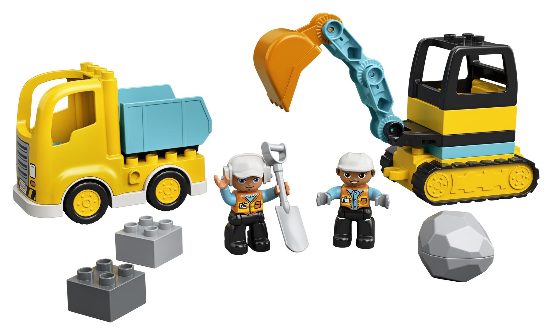 Конструктор LEGO DUPLO Вантажівка та гусеничний екскаватор (10931)