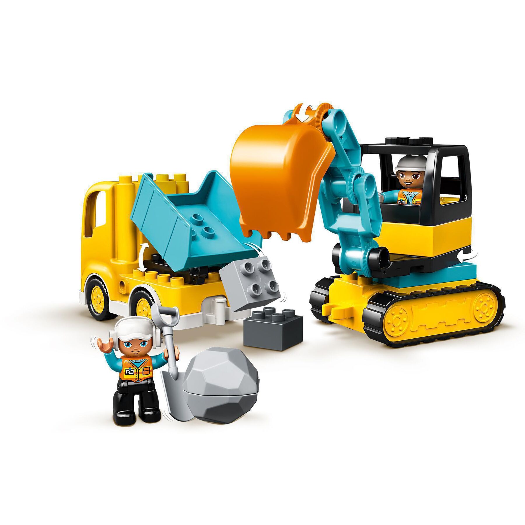 Конструктор LEGO DUPLO Вантажівка та гусеничний екскаватор (10931)