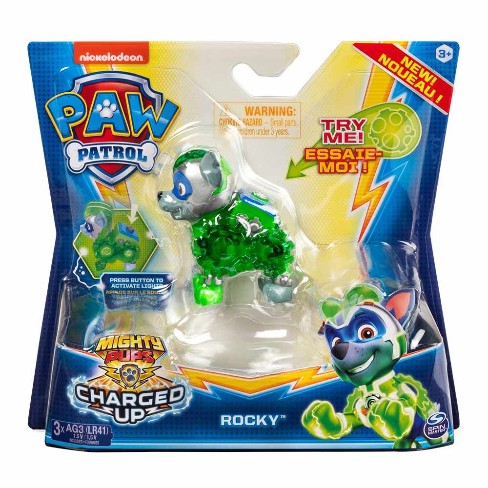Фігурка Paw Patrol Мегацуценята Роккі механічна з підсвіткою (SM16655/7926)