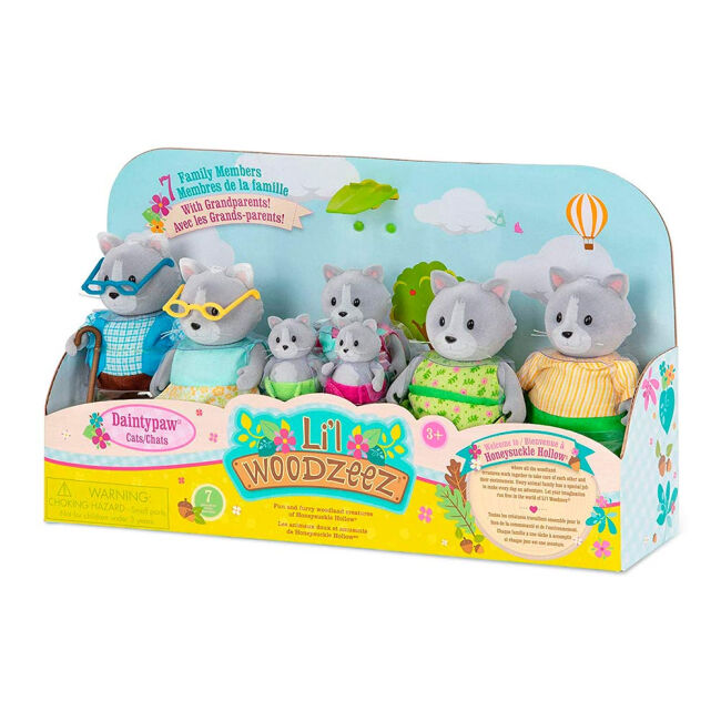 Набір фігурок li'l Woodzeez Велика Родина Котиків 7од (WZ6530Z)