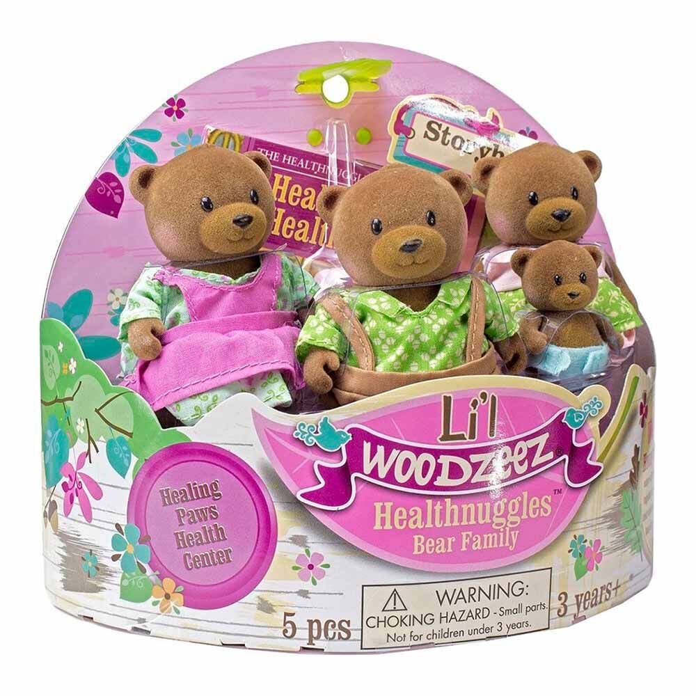 Набір фігурок Li'l Woodzeez Сім'я ведмедів із книжкою (6093M)