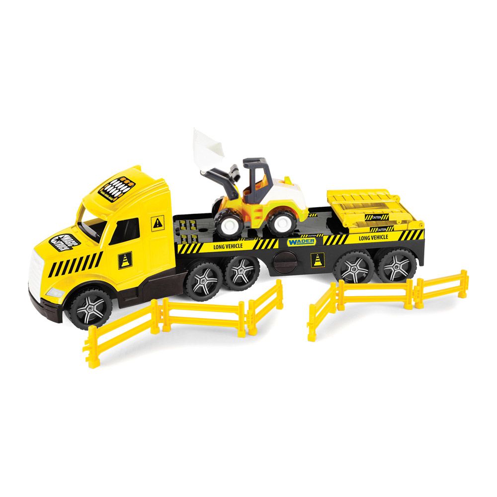 Машинка Wader Magic truck Technic Евакуатор з бульдозером (36430)