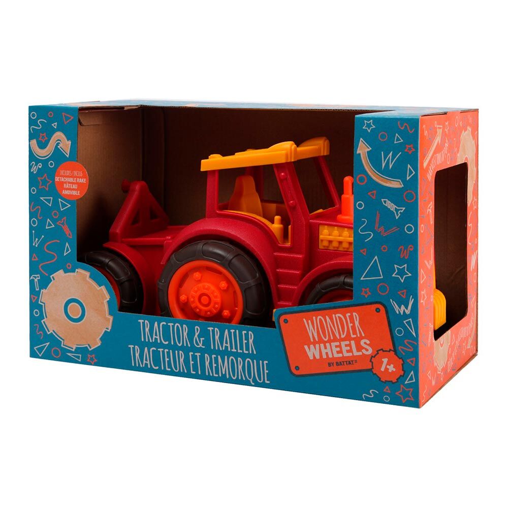Машинка Battat Баттатмобіль Трактор Wonder Wheels (VE1018Z)