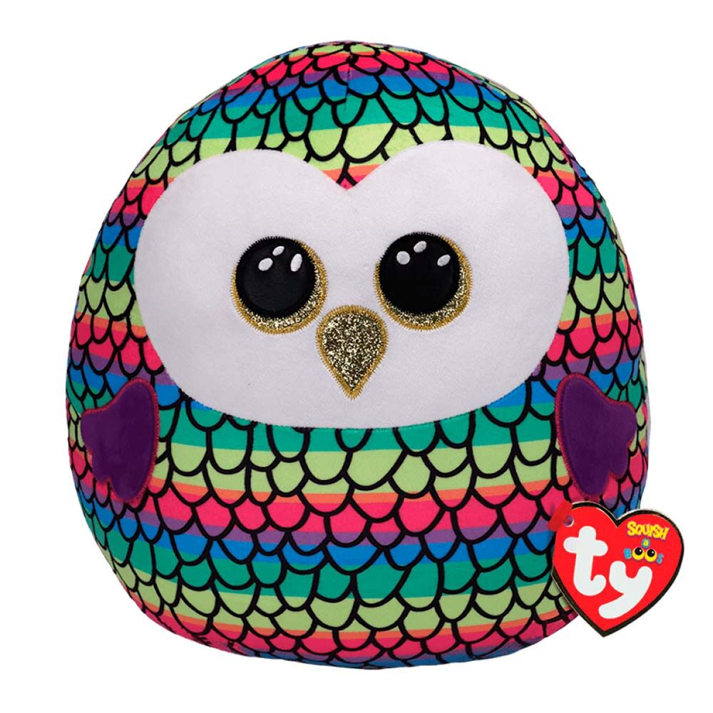 Подушка TY Squish-a-boos Сова Owen (39191)