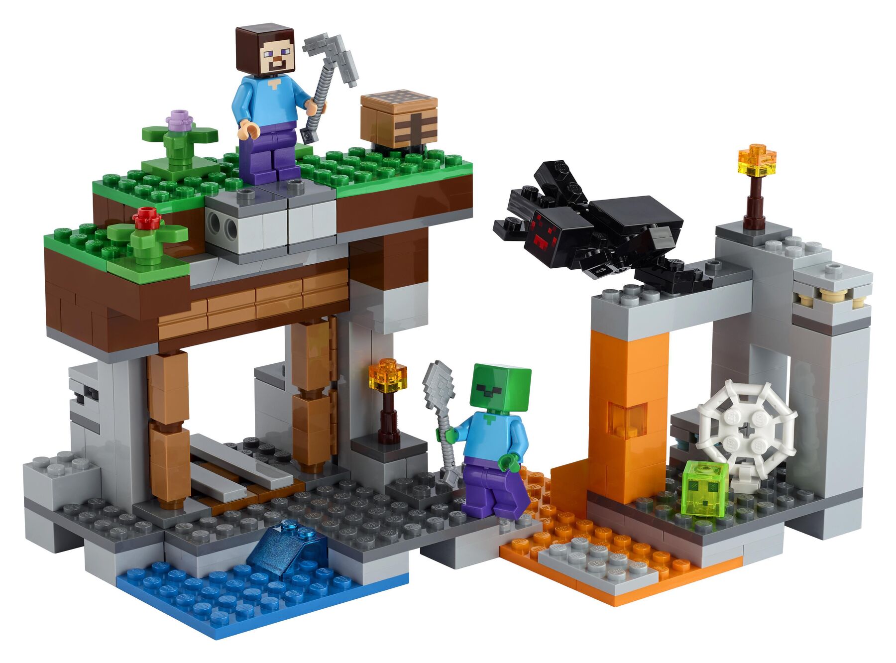 Конструктор LEGO Minecraft «Закинута» шахта (21166)