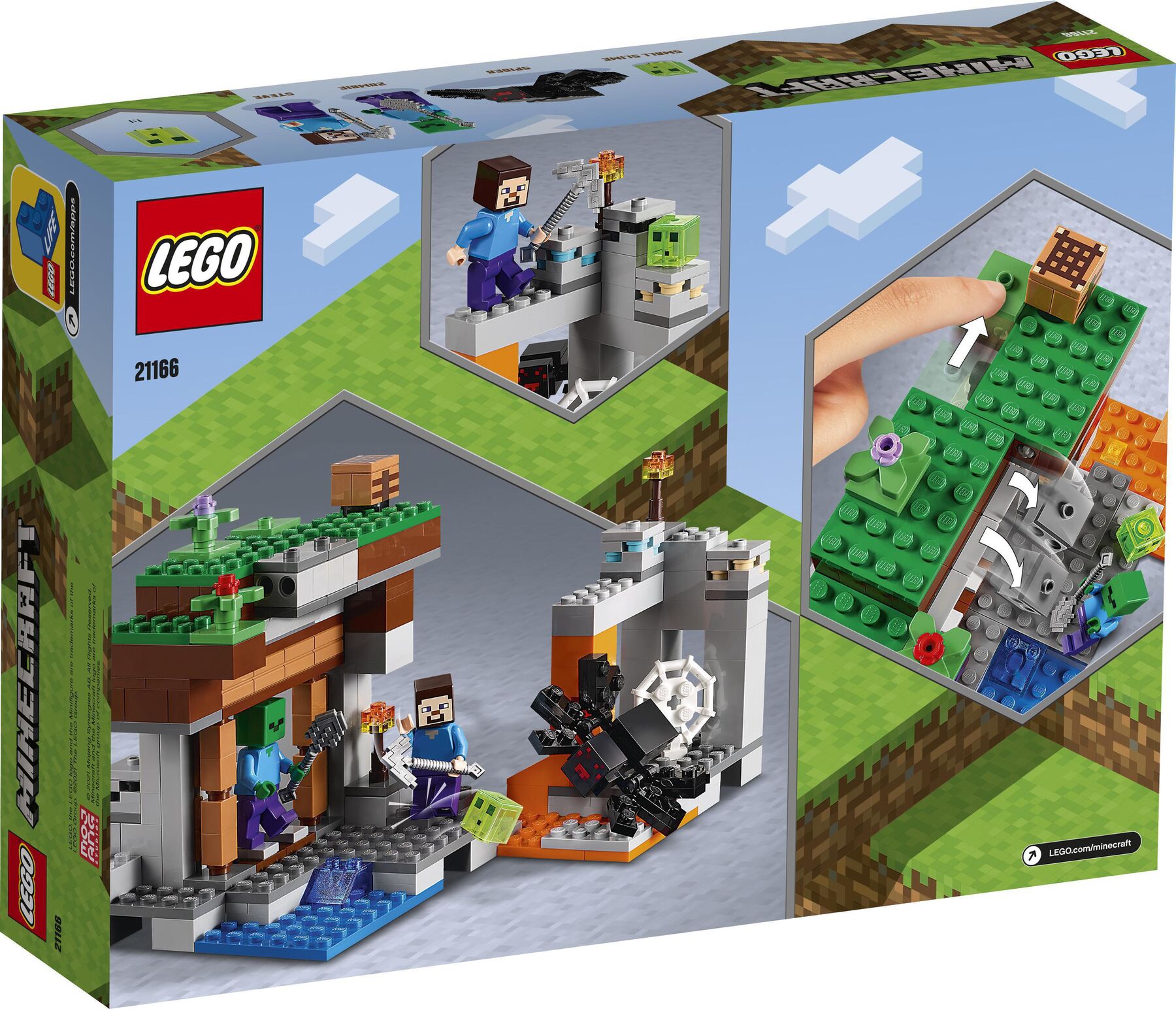 Конструктор LEGO Minecraft «Закинута» шахта (21166)