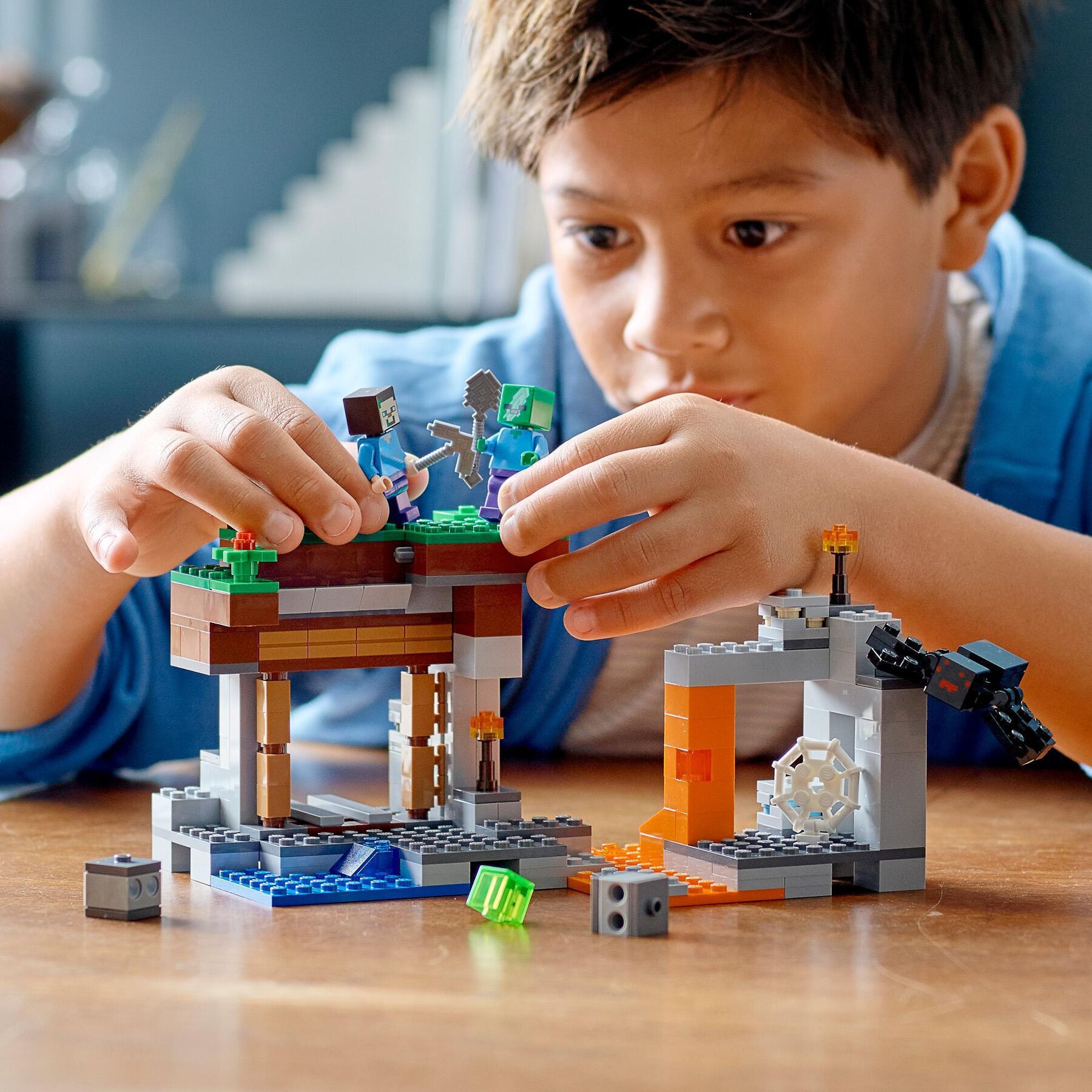 Конструктор LEGO Minecraft «Закинута» шахта (21166)