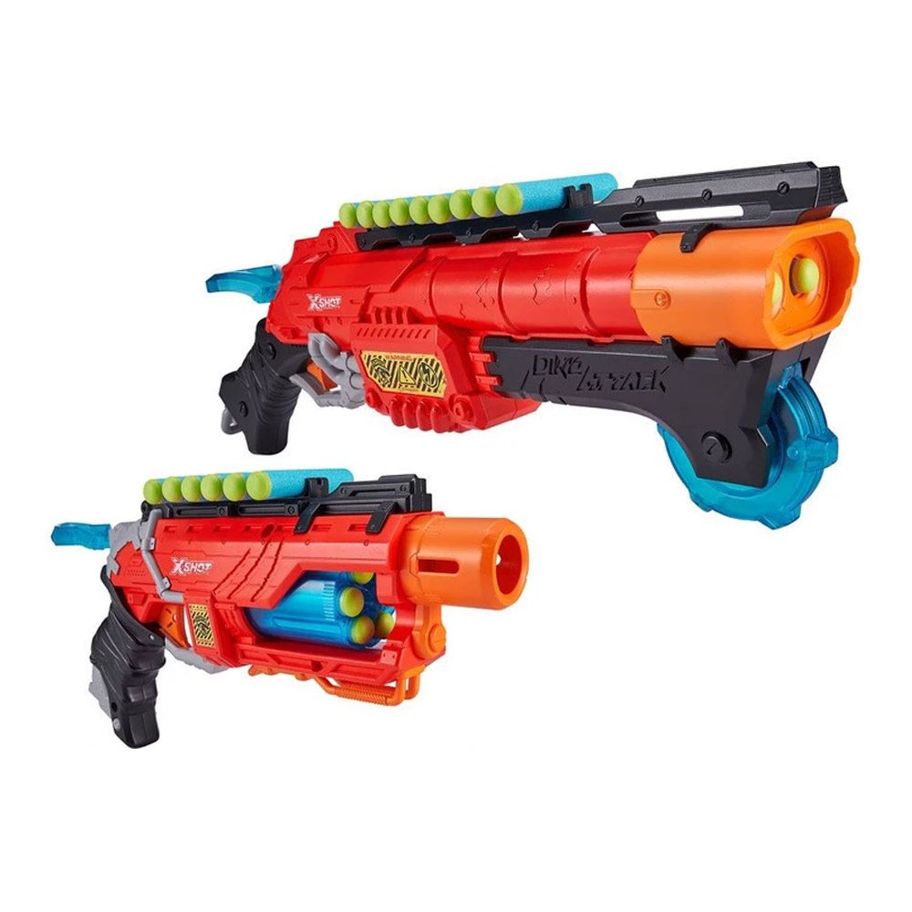 Набір швидкострільних бластерів X-Shot Dino Combo Pack з аксесуарами та 48 патронами (4859)