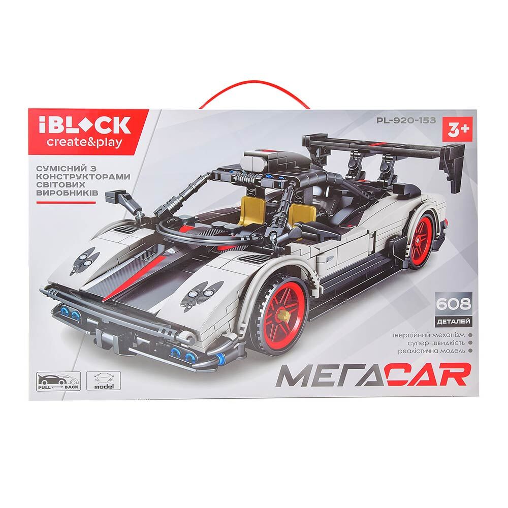 Конструктор IBLOCK Гоночний автомобіль Pagani Zonda (PL-920-153)