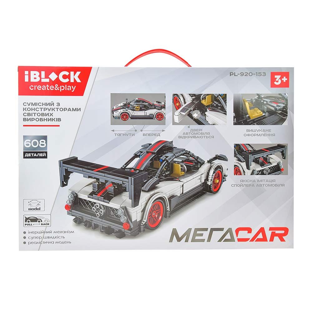 Конструктор IBLOCK Гоночний автомобіль Pagani Zonda (PL-920-153)