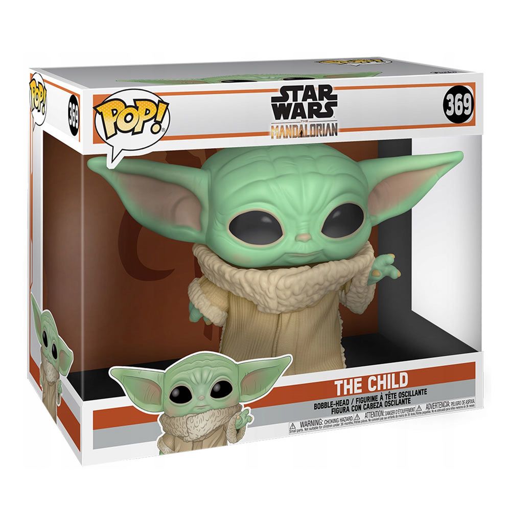 Фігурка Funko pop Мандалорець Малюк Йода 25 см (49757)
