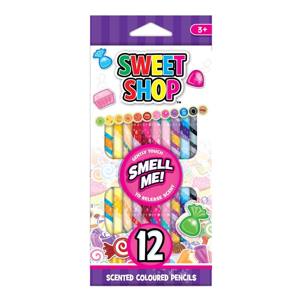 Набір ароматних олівців Sweet Shop 12 кольорів (48601)
