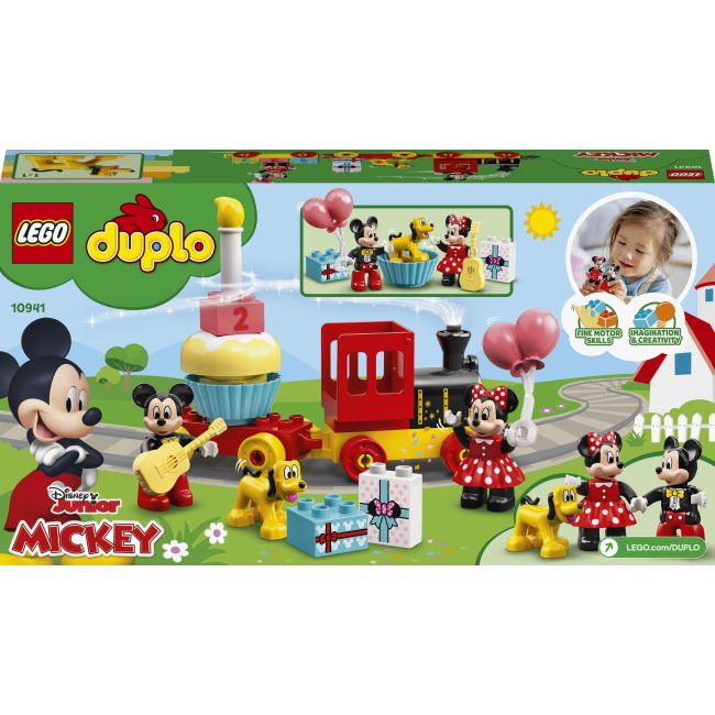 Конструктор LEGO DUPLO Disney Святковий потяг Міккі та Мінні (10941)