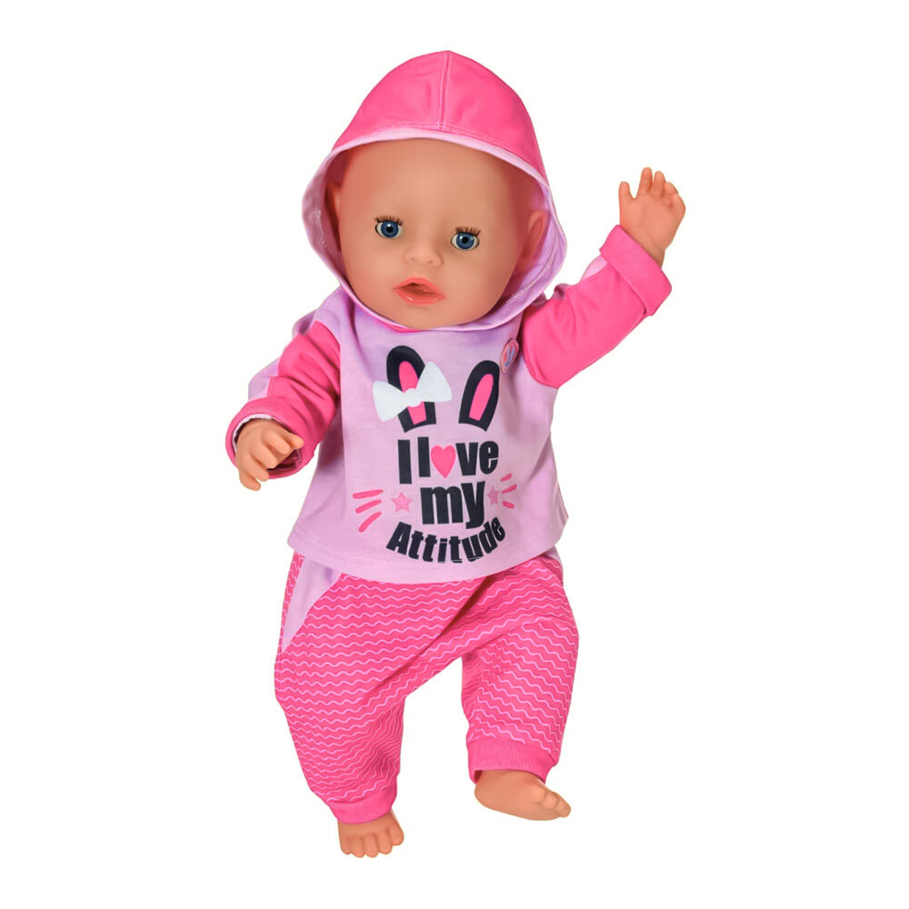 Одяг для пупса Baby born Спортивний костюм рожевий (830109-1)