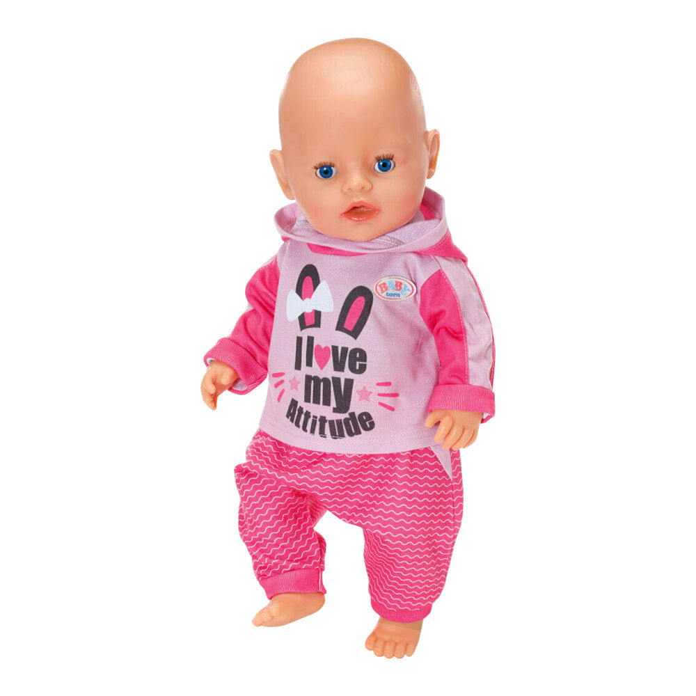 Одяг для пупса Baby born Спортивний костюм рожевий (830109-1)