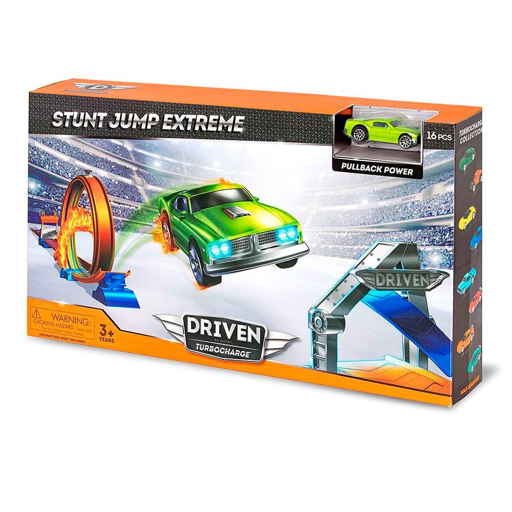 Автотрек Driven Turbocharge Stunt jump extreme 16 ел. (WH1112Z)