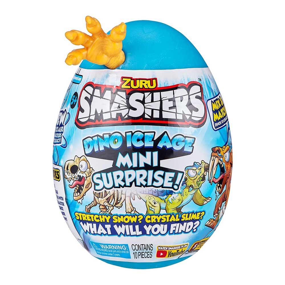 Набір Smashers Ice Age Шаблезубий тигр маленьке яйце сюрприз (7456B)