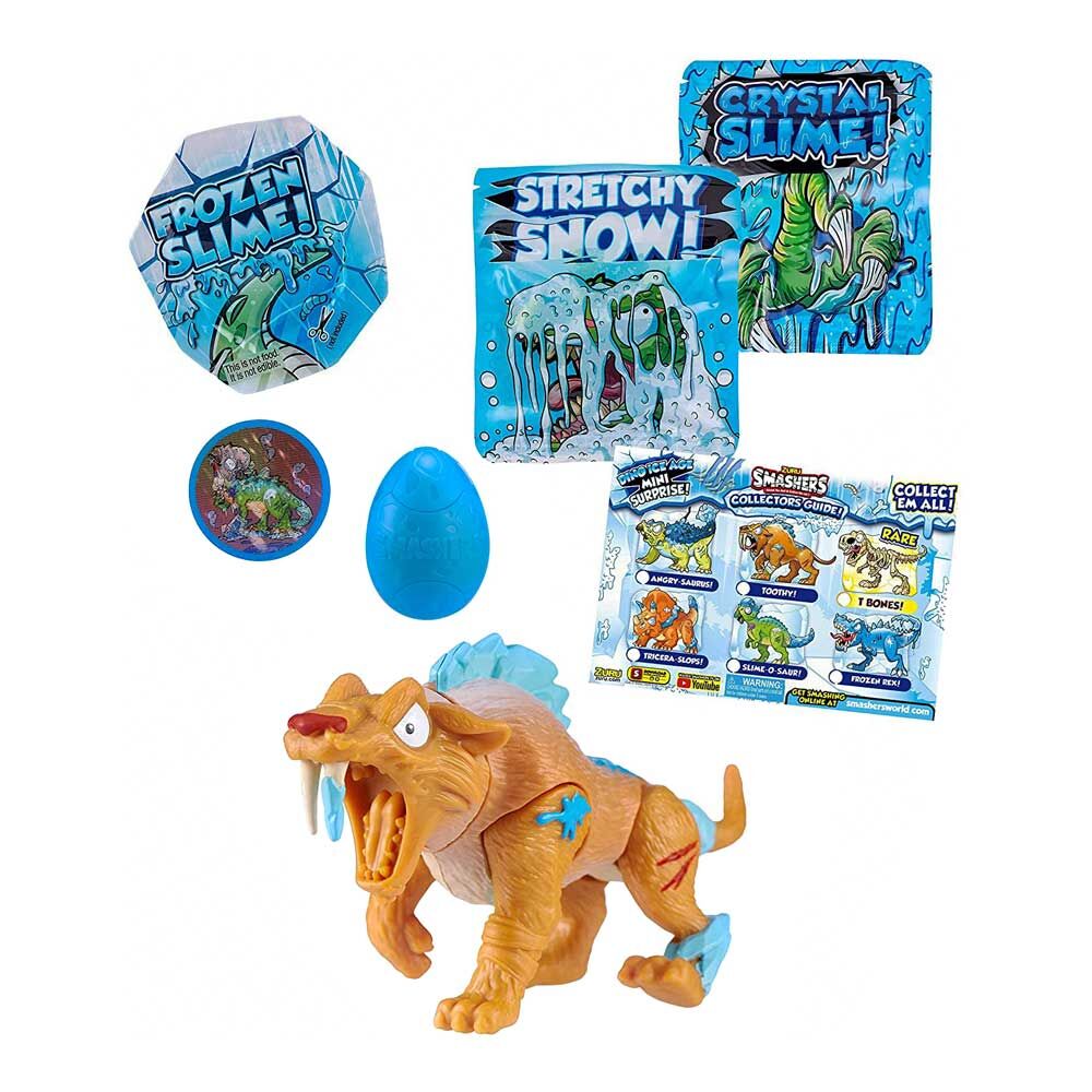 Набір Smashers Ice Age Шаблезубий тигр маленьке яйце сюрприз (7456B)