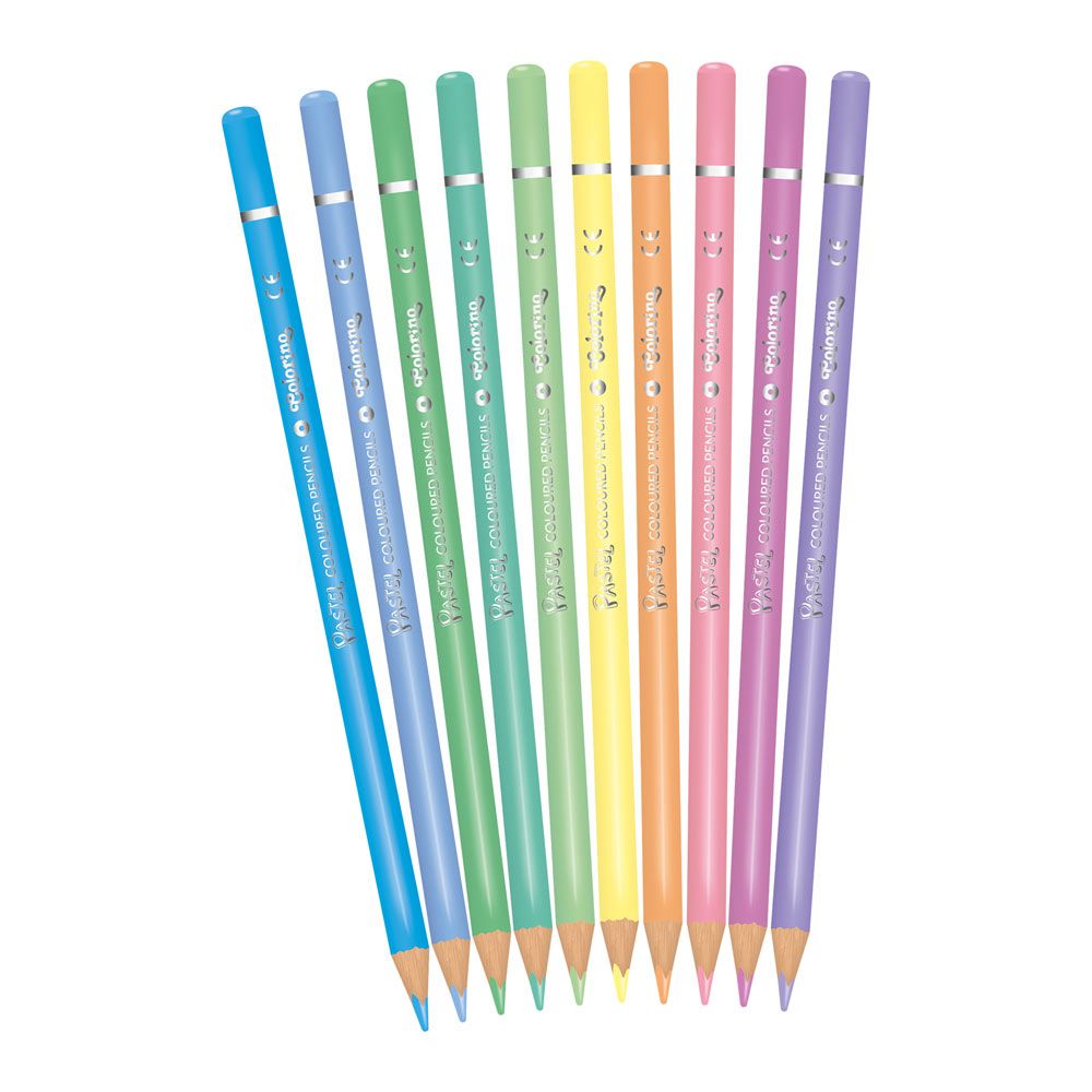 Олівці кольорові Colorino Pastel 10 кольорів (80813PTR)