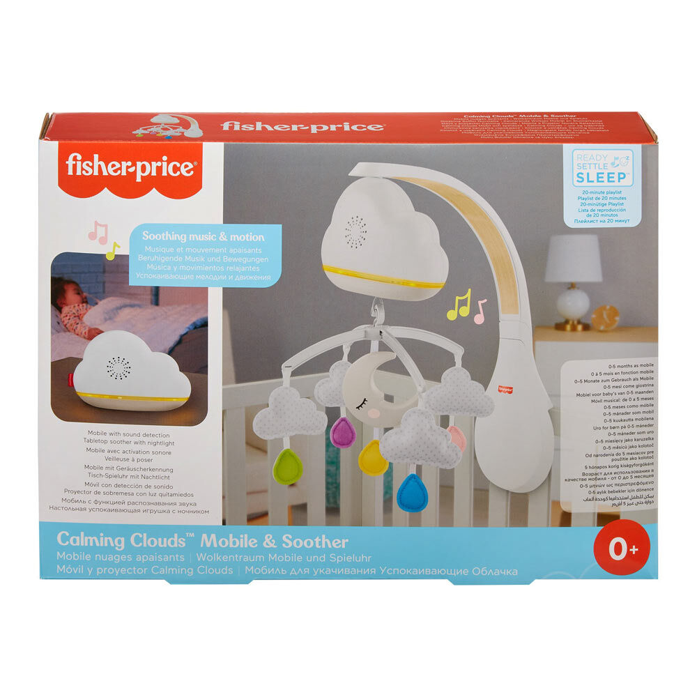 Мобайл Fisher-Price Заспокійливі хмарки з ефектами (GRP99)