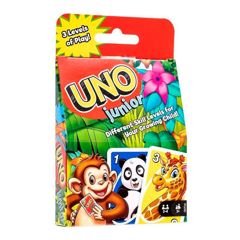 Настільна гра Mattel Games Uno Junior оновлена ​​(GKF04)