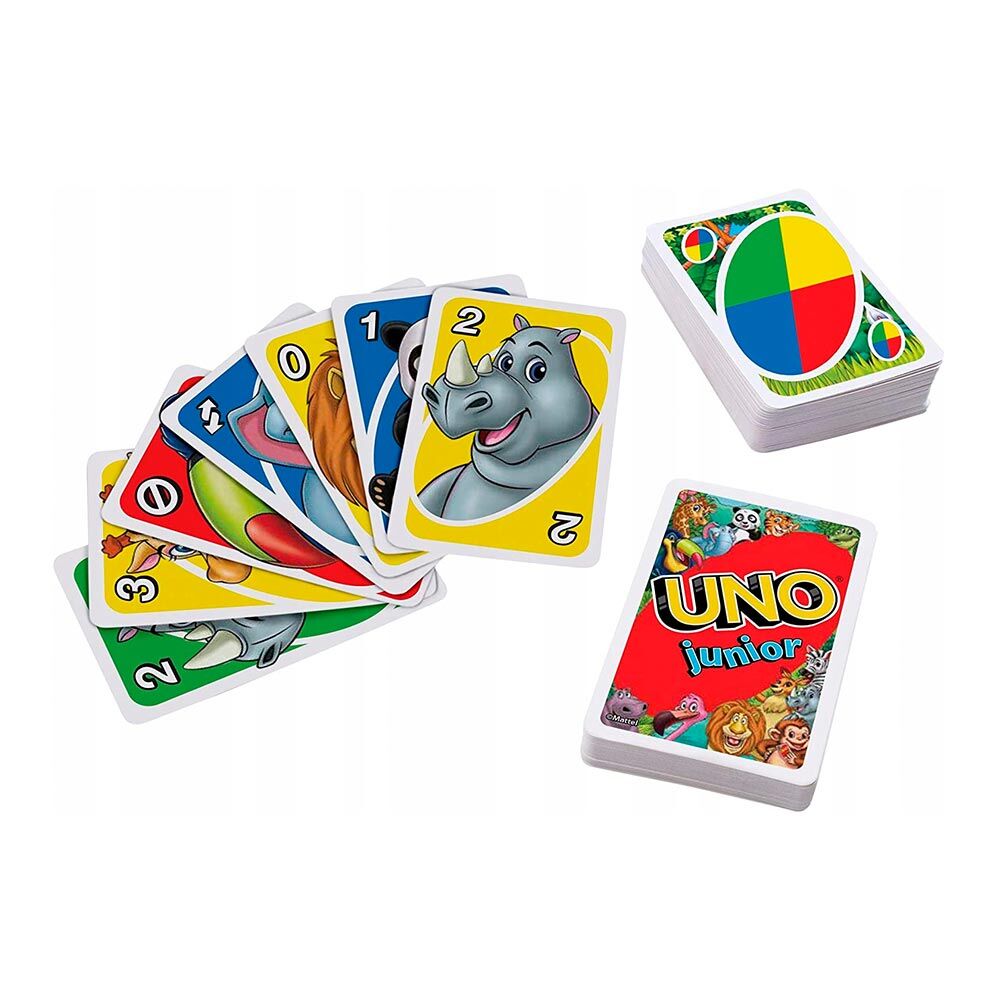 Настільна гра Mattel Games Uno Junior оновлена ​​(GKF04)