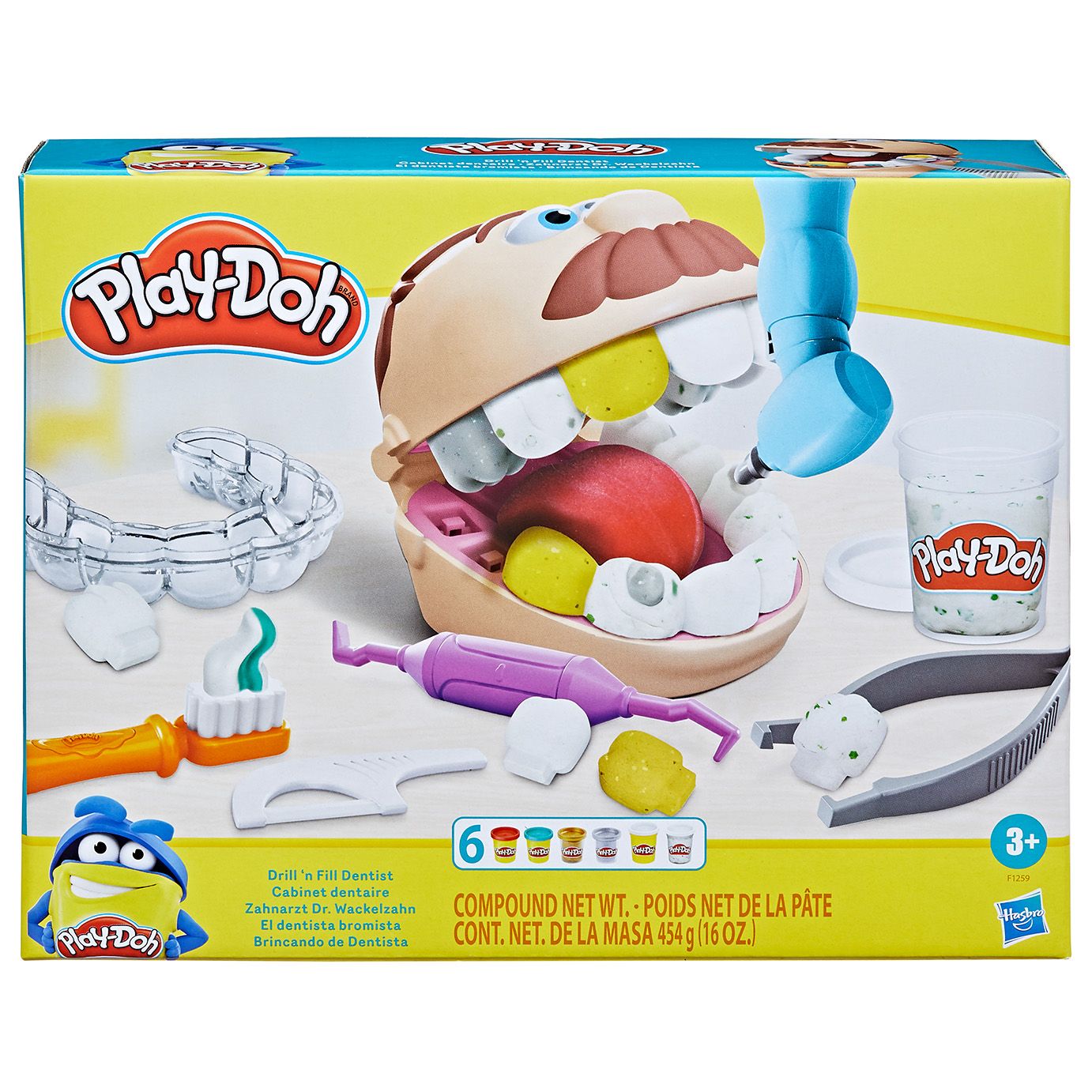 Набір для ліплення Play-Doh Містер Зубастик оновлений (F1259)