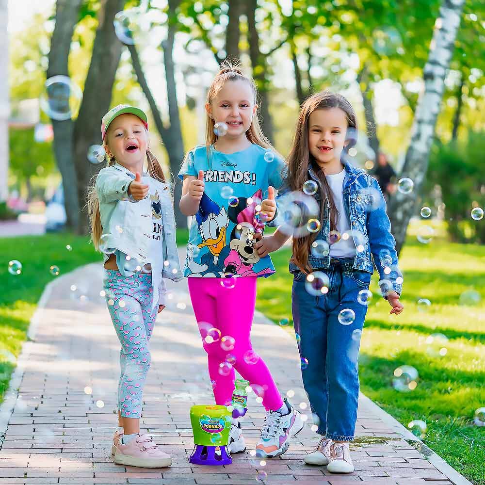 Набір Gazillion Bubbles генератор мильних бульбашок Торнадо і розчин 118 мл (GZ36365)