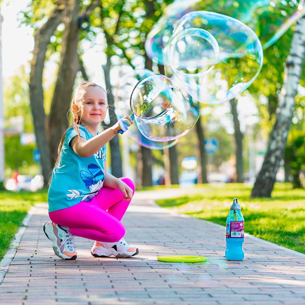 Набір для мильних бульбашок Gazillion Bubbles Гігант кільце 20 см і розчин 237 мл (GZ35375)