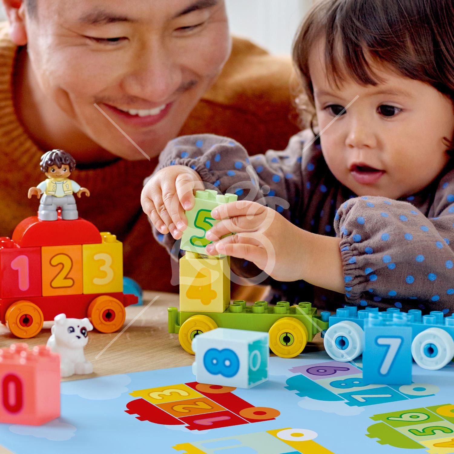 Конструктор LEGO  DUPLO Потяг із цифрами – вчимося рахувати (10954)