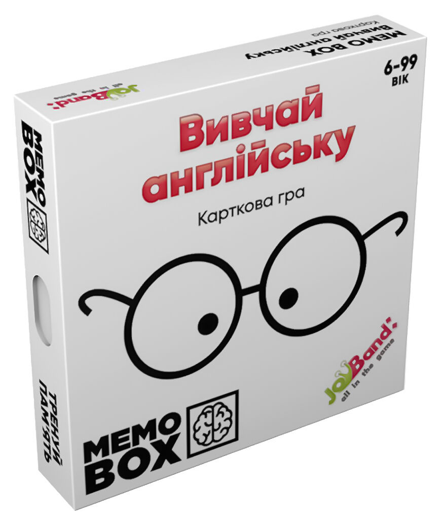 Настільна гра JoyBand MemoBox Вивчай англійську (MB0004)