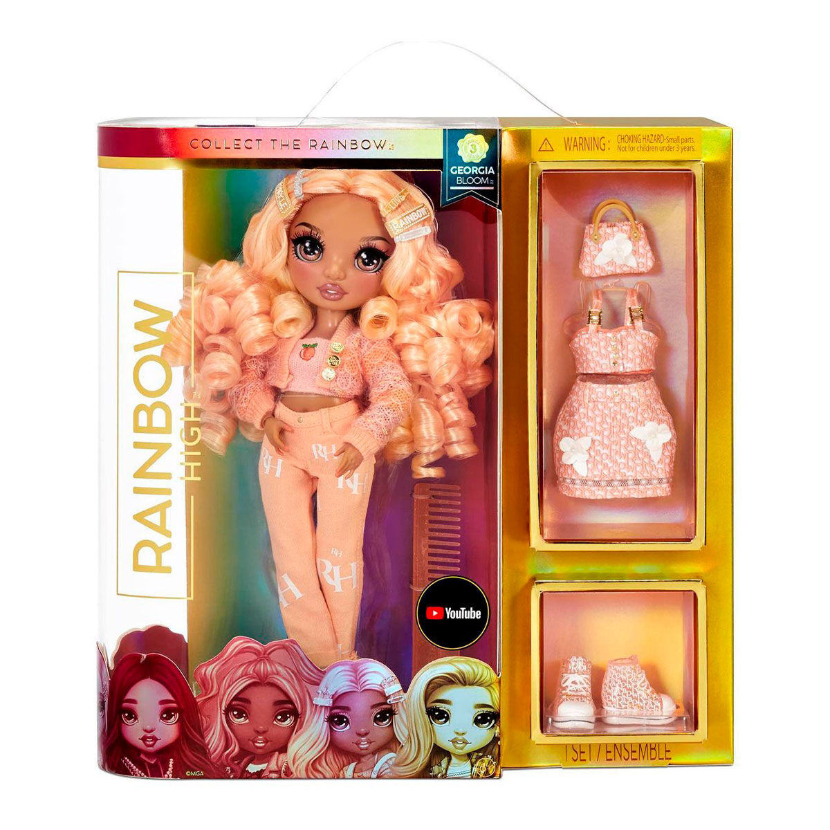 Лялька Rainbow High S3 Персик (575740)