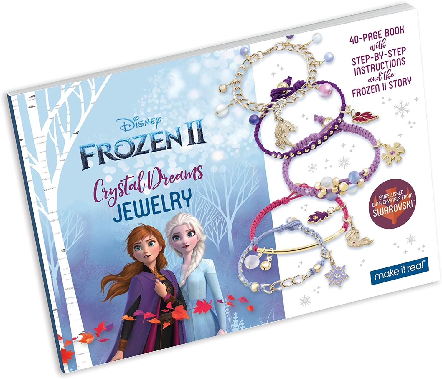 Набір для створення шарм-браслетів Make it Real Frozen 2 з кристалами Swarovski (MR4380)