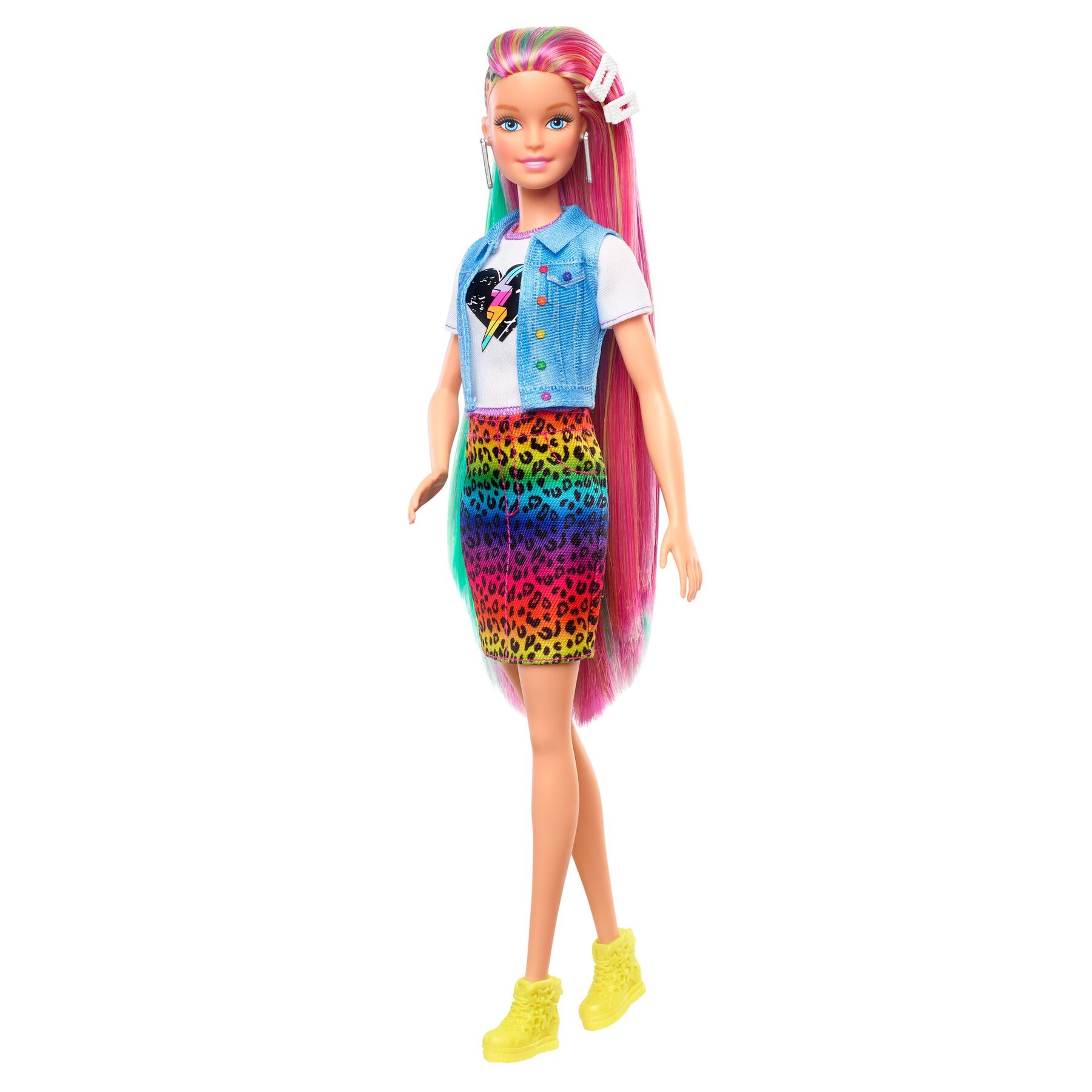 Ляльковий набір Barbie Веселковий леопард (GRN81)