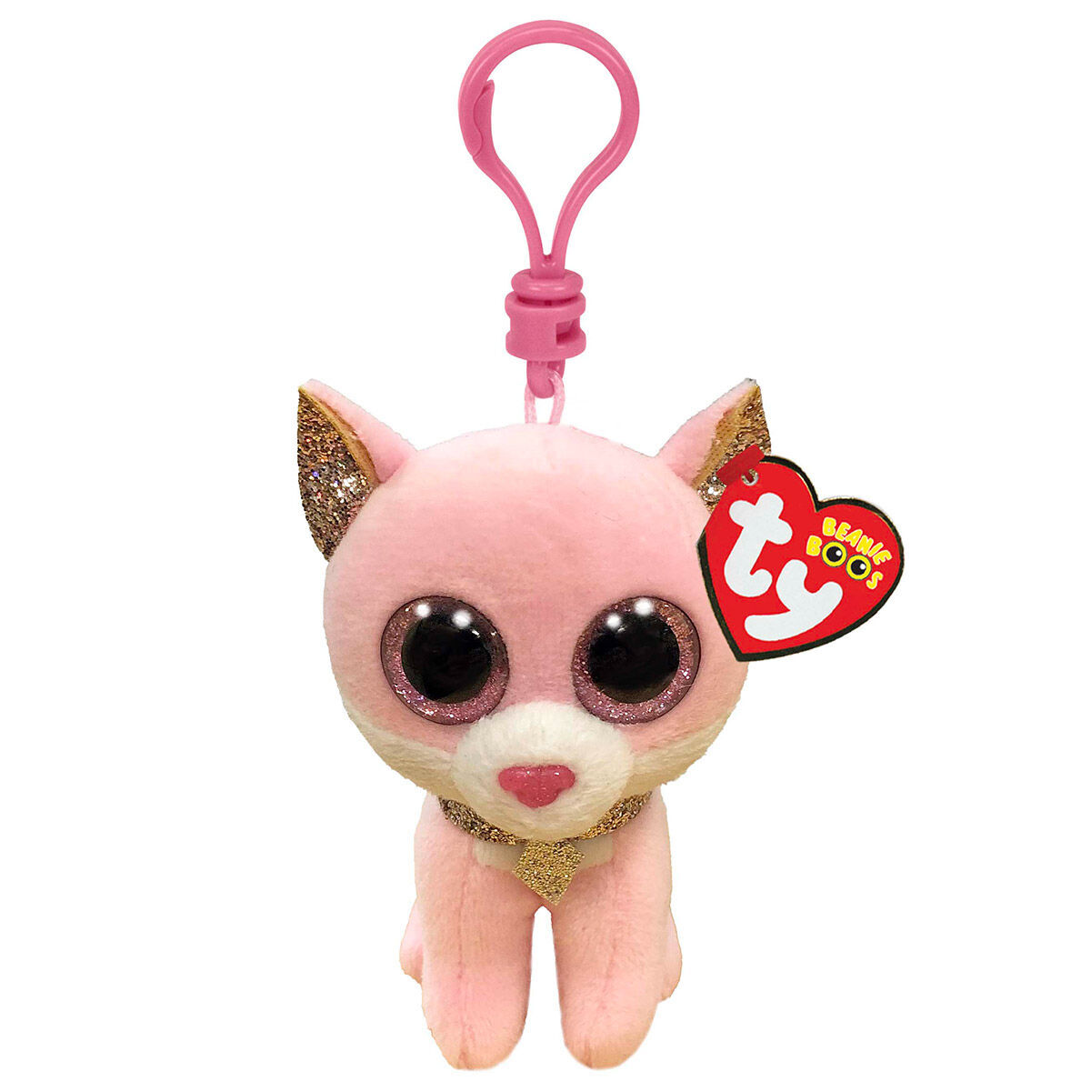 Брелок TY Beanie Boo′s Рожеве кошеня Фіона 12см (35247)