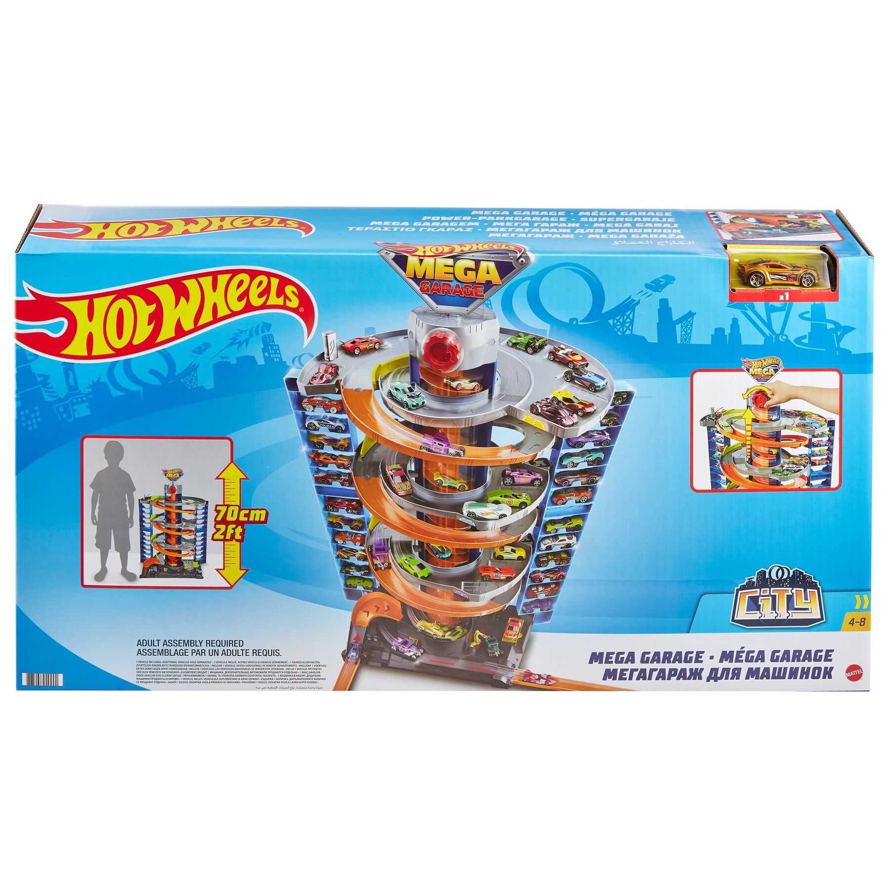 Ігровий набір Hot Wheels City Мегагараж для машинок (GTT95)