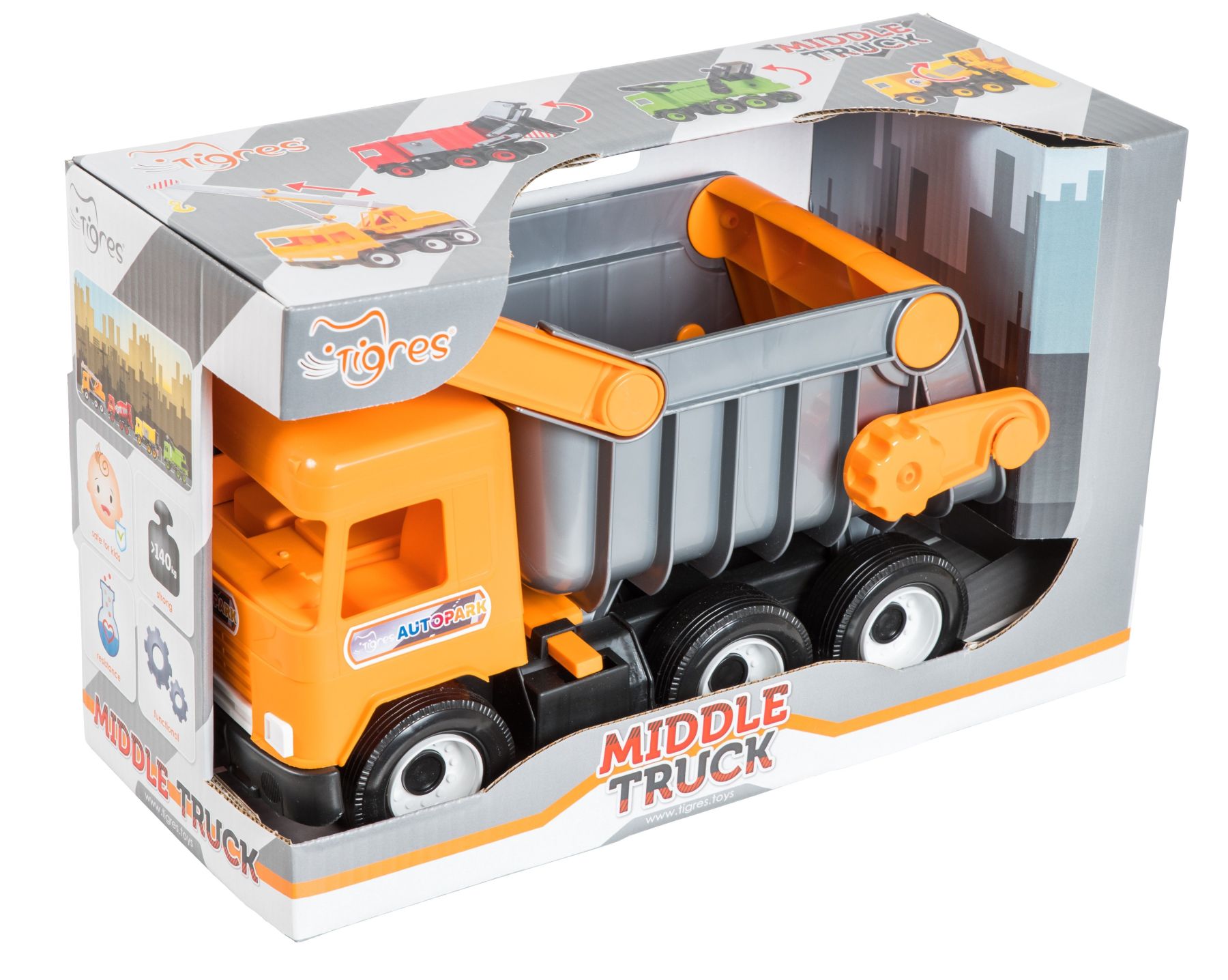 Машинка Tigres Middle truck Самоскид (39310)