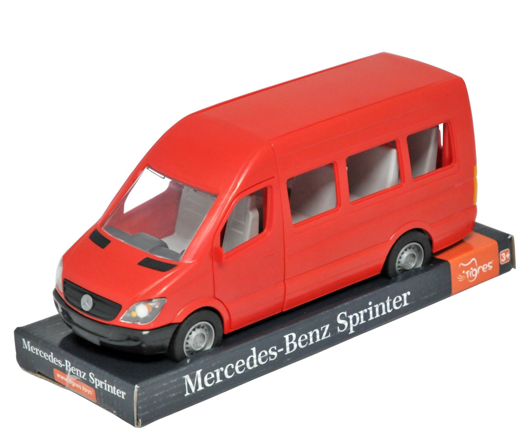 Автомобіль Tigres Mercedes-Benz Sprinter пасажирський червоний (39705)