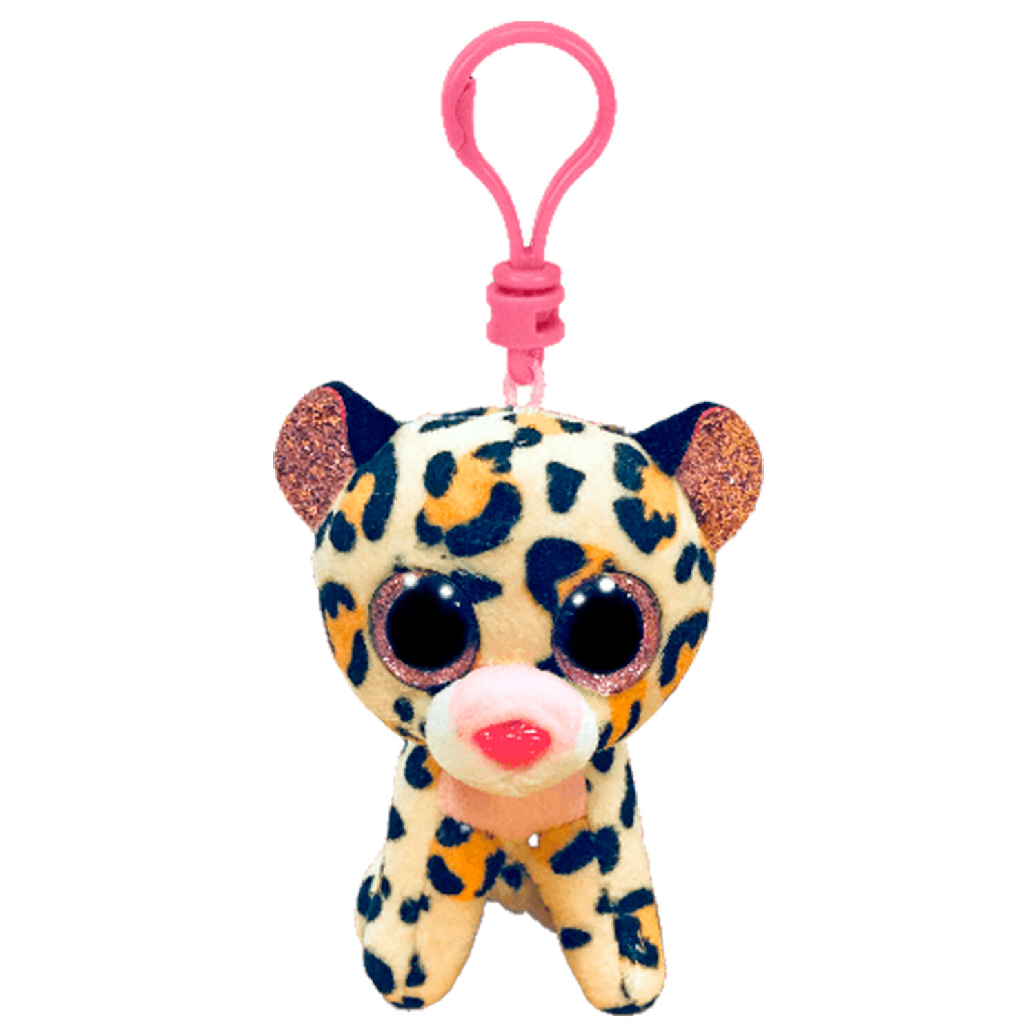 М'яка іграшка-брелок TY Beanie Boo's Леопард Livvie 12см (35248)