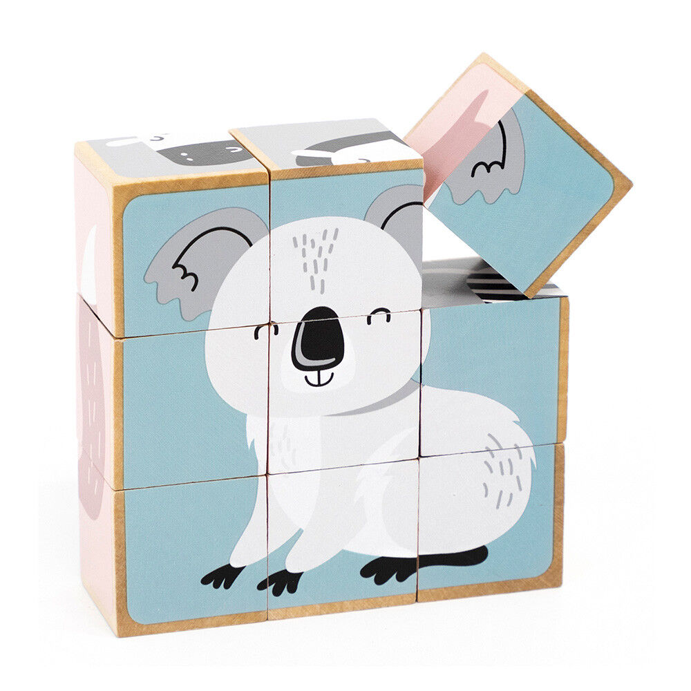 Пазл-кубики Viga Toys PolarB Тварини (44024)