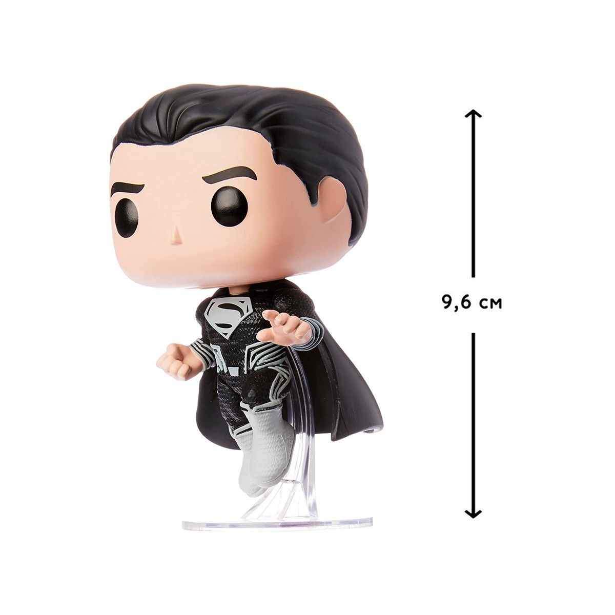 Ігрова фігурка FUNKO POP! серії "Ліга Справедливості" – СУПЕРМЕН (чорний костюм)