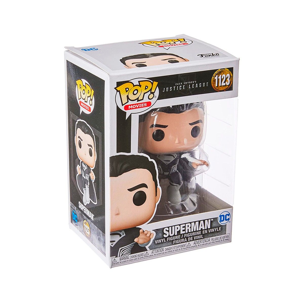 Ігрова фігурка FUNKO POP! серії "Ліга Справедливості" – СУПЕРМЕН (чорний костюм)